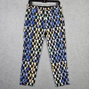 TSUMORI CHISATO Women’s Silk Cotton Octopus Printed Trousers Sz 1